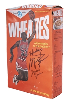 Michael Jordan Signed Wheaties Cereal Box With “Best Wishes” Inscription (JSA)